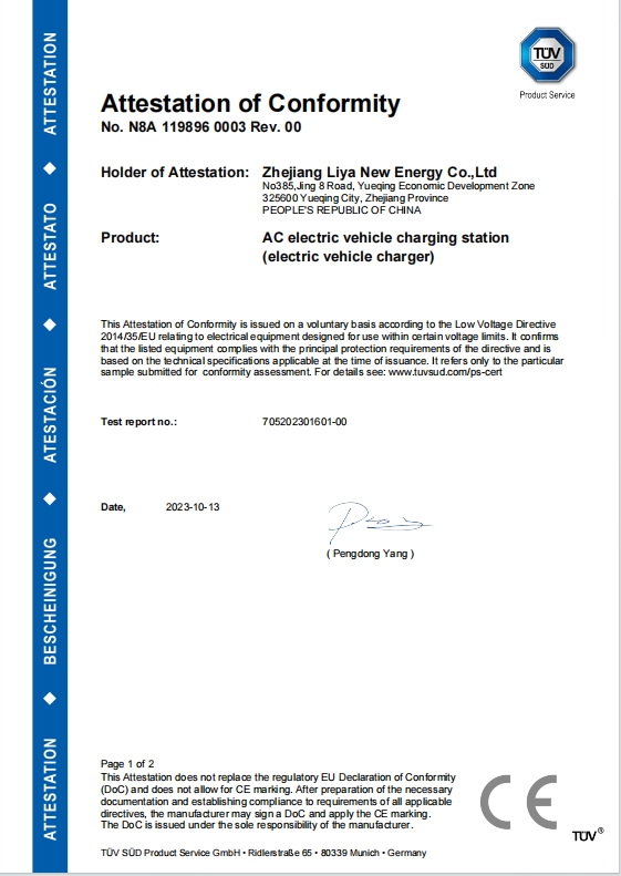 AC EV-oplader-CE